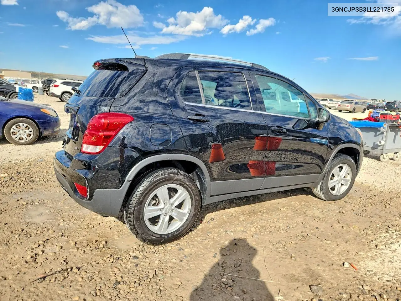 2020 CHEVROLET TRAX VIN 3GNCJPSB3LL221785 — фото 3