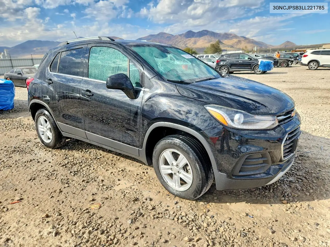 2020 CHEVROLET TRAX VIN 3GNCJPSB3LL221785 — фото 4