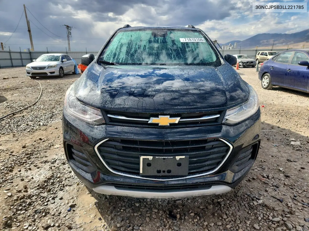 2020 CHEVROLET TRAX VIN 3GNCJPSB3LL221785 — фото 5
