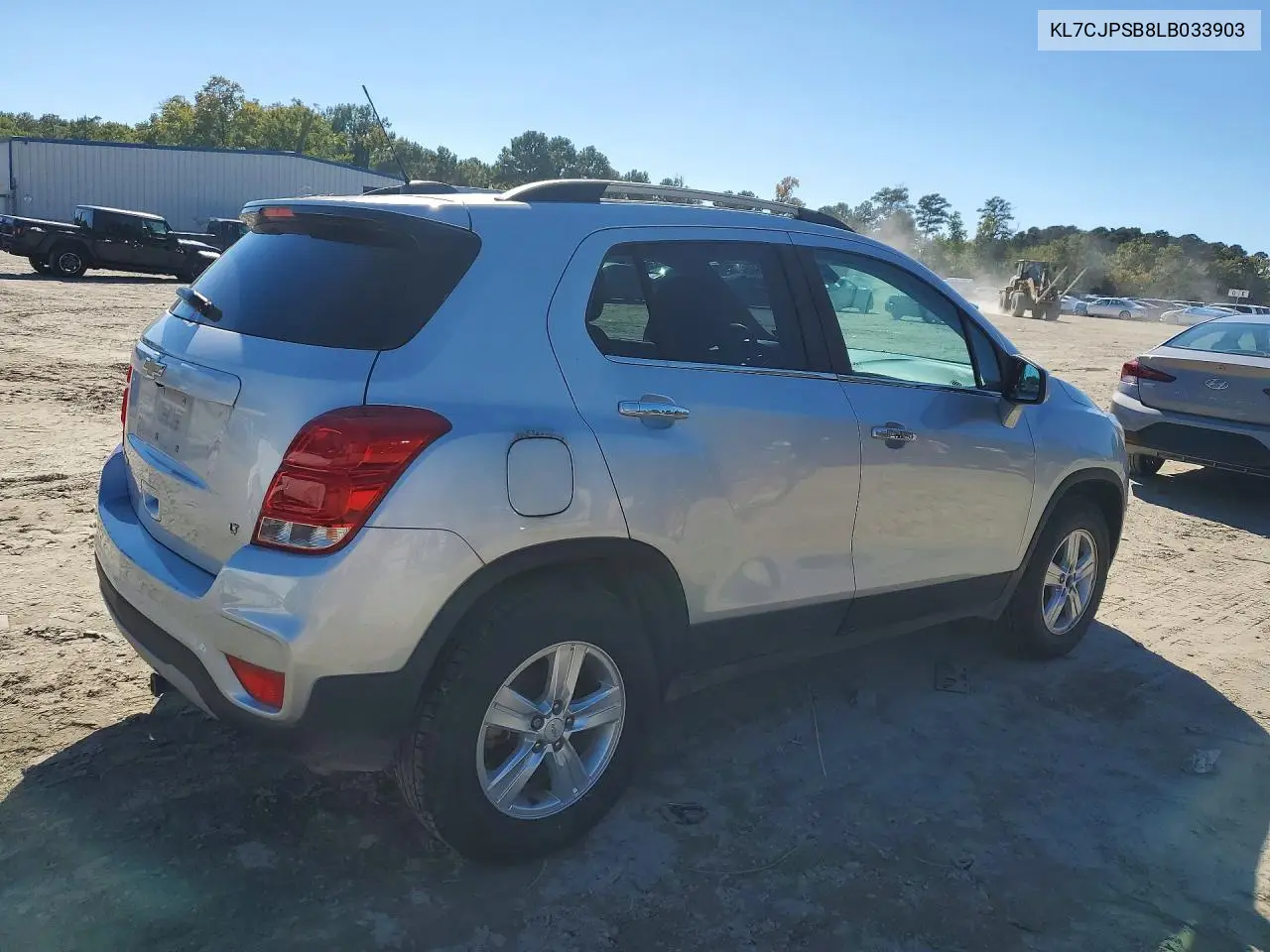 2020 CHEVROLET TRAX VIN KL7CJPSB8LB033903 — фото 3