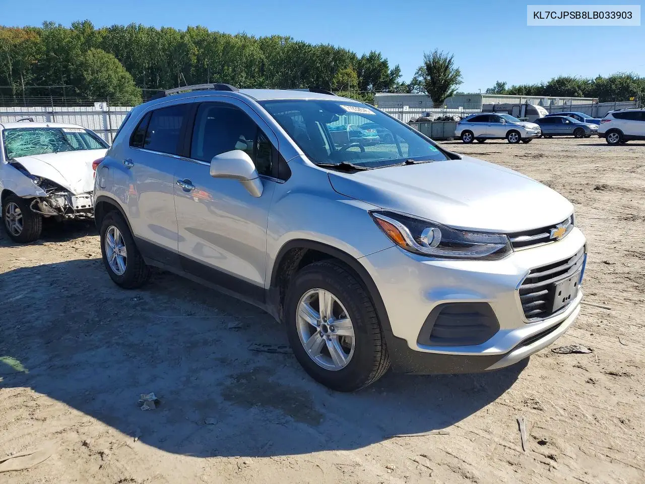 2020 CHEVROLET TRAX VIN KL7CJPSB8LB033903 — фото 4