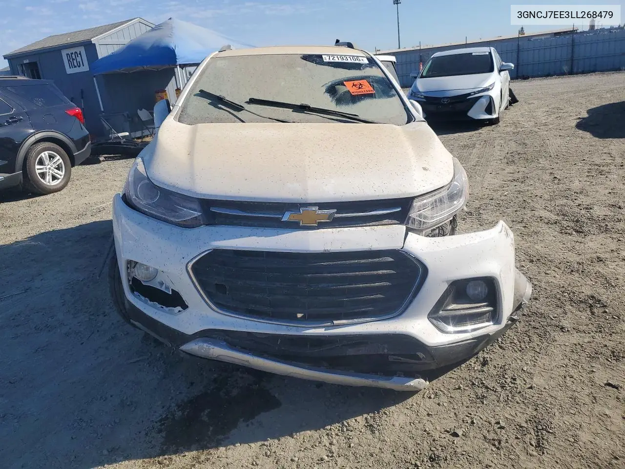 2020 CHEVROLET TRAX VIN 3GNCJ7EE3LL268479 — фото 5