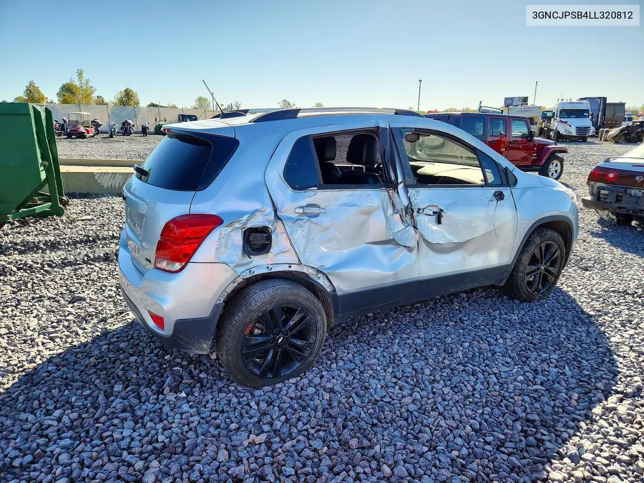 2020 CHEVROLET TRAX VIN 3GNCJPSB4LL320812 — фото 3