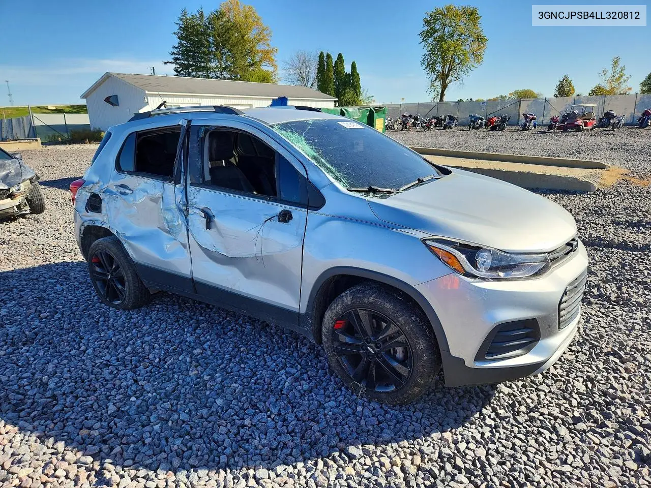 2020 CHEVROLET TRAX VIN 3GNCJPSB4LL320812 — фото 4