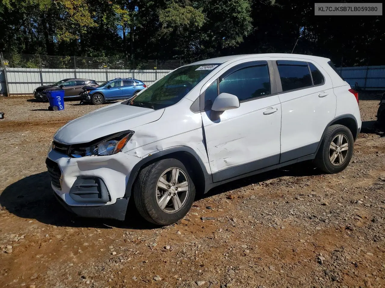 CHEVROLET TRAX 2020, VIN KL7CJKSB7LB059380