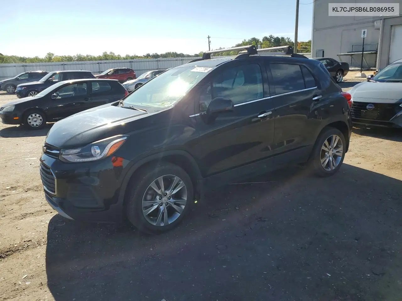 CHEVROLET TRAX 2020, VIN KL7CJPSB6LB086955