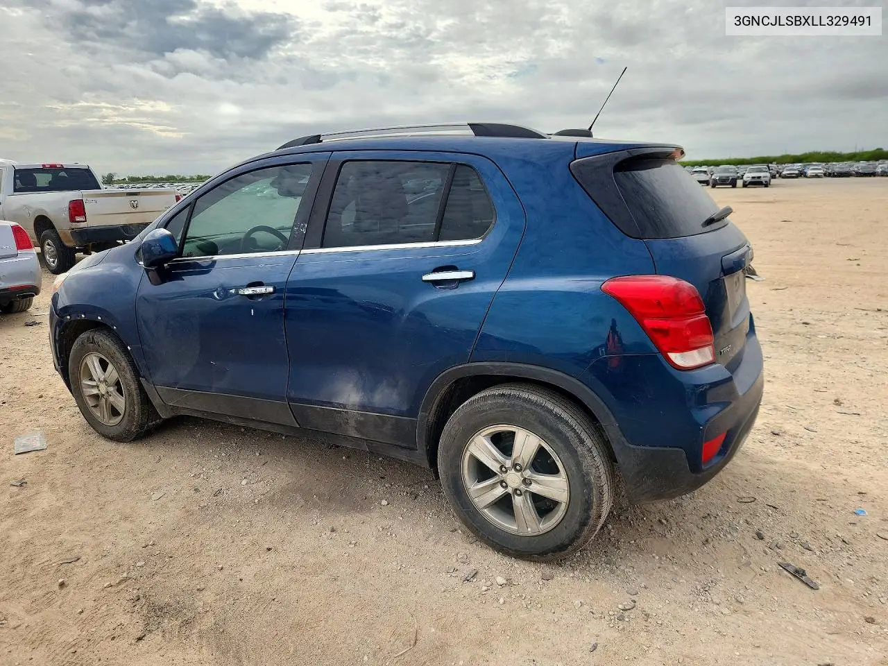 2020 CHEVROLET TRAX VIN 3GNCJLSBXLL329491 — фото 2