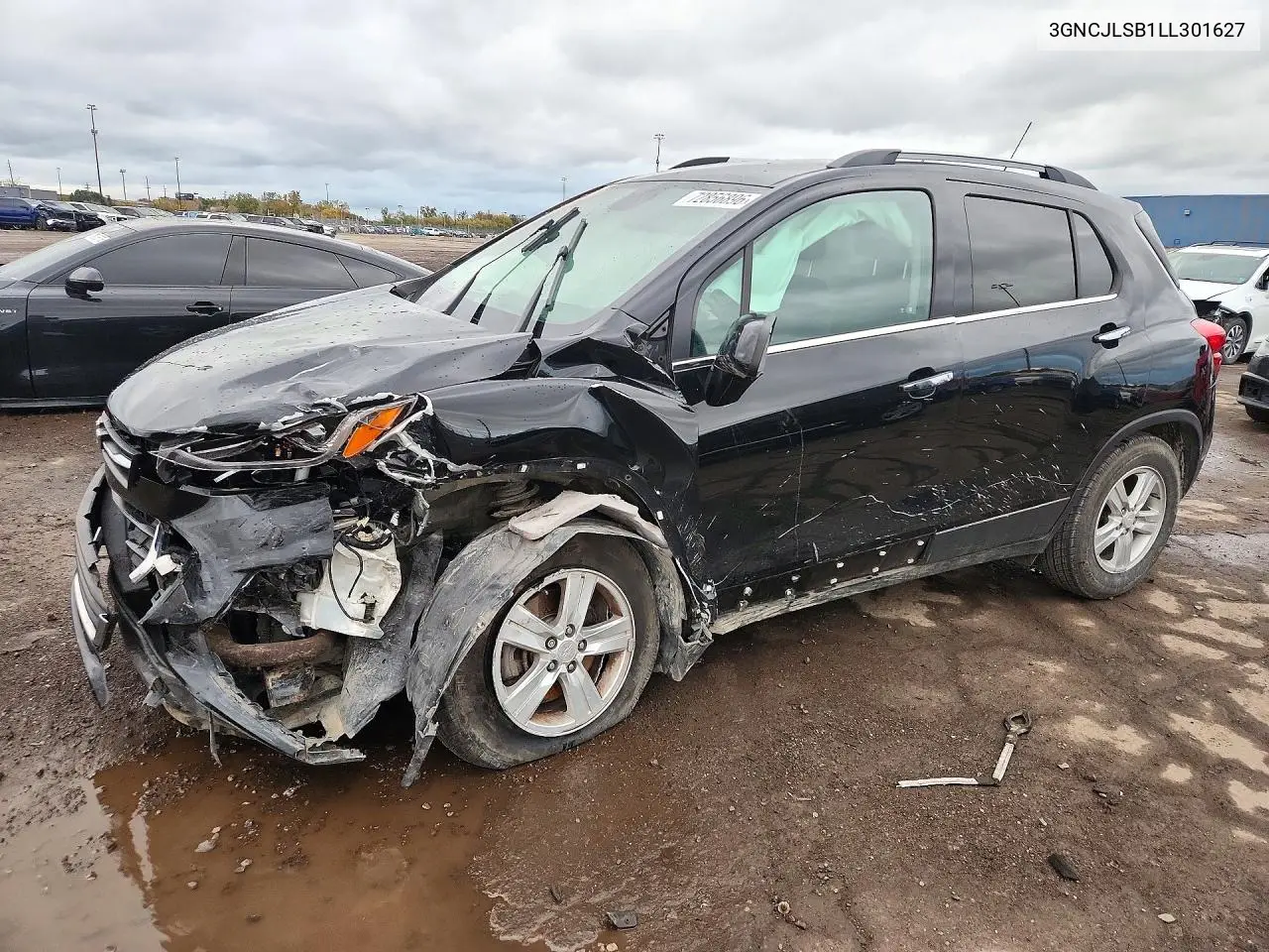 CHEVROLET TRAX 2020, VIN 3GNCJLSB1LL301627