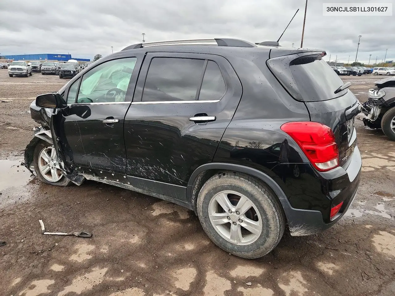 2020 CHEVROLET TRAX VIN 3GNCJLSB1LL301627 — фото 2