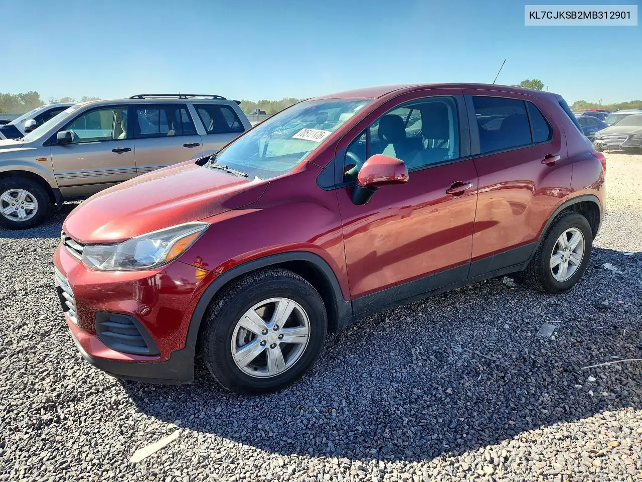 CHEVROLET TRAX 2021, VIN KL7CJKSB2MB312901