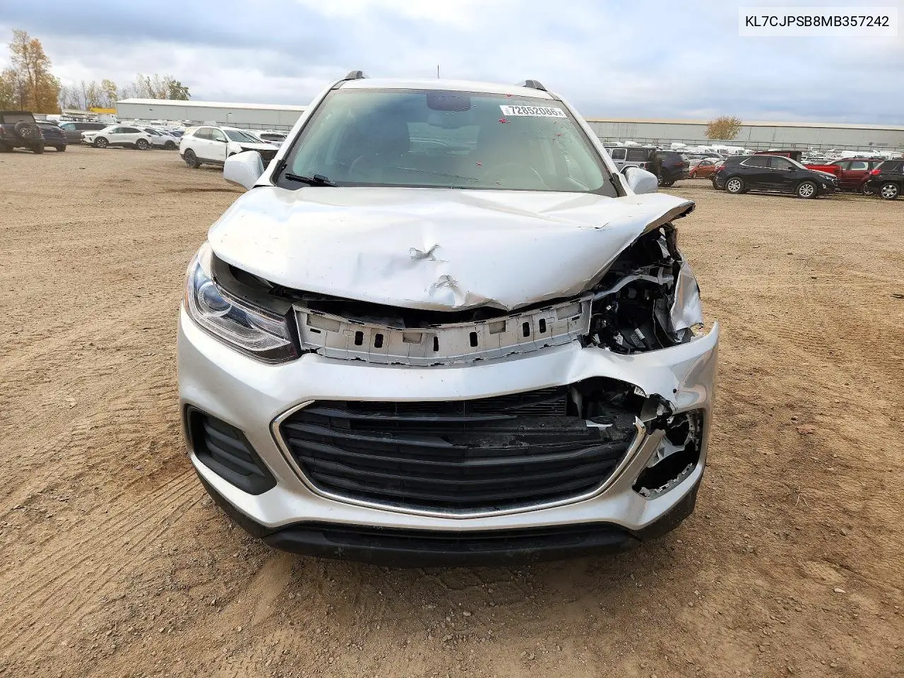 2021 CHEVROLET TRAX VIN KL7CJPSB8MB357242 — фото 5