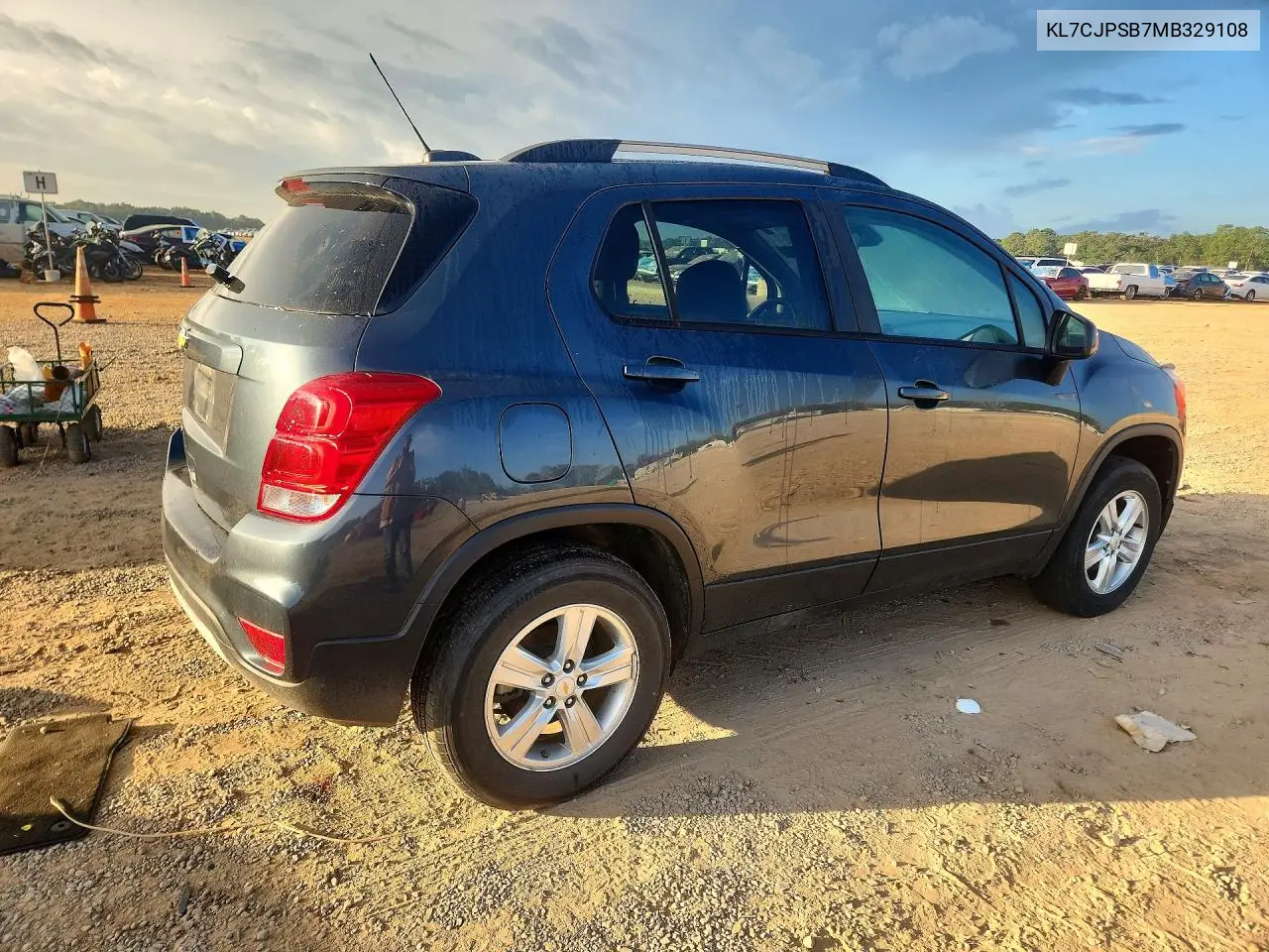 2021 CHEVROLET TRAX VIN KL7CJPSB7MB329108 — фото 3