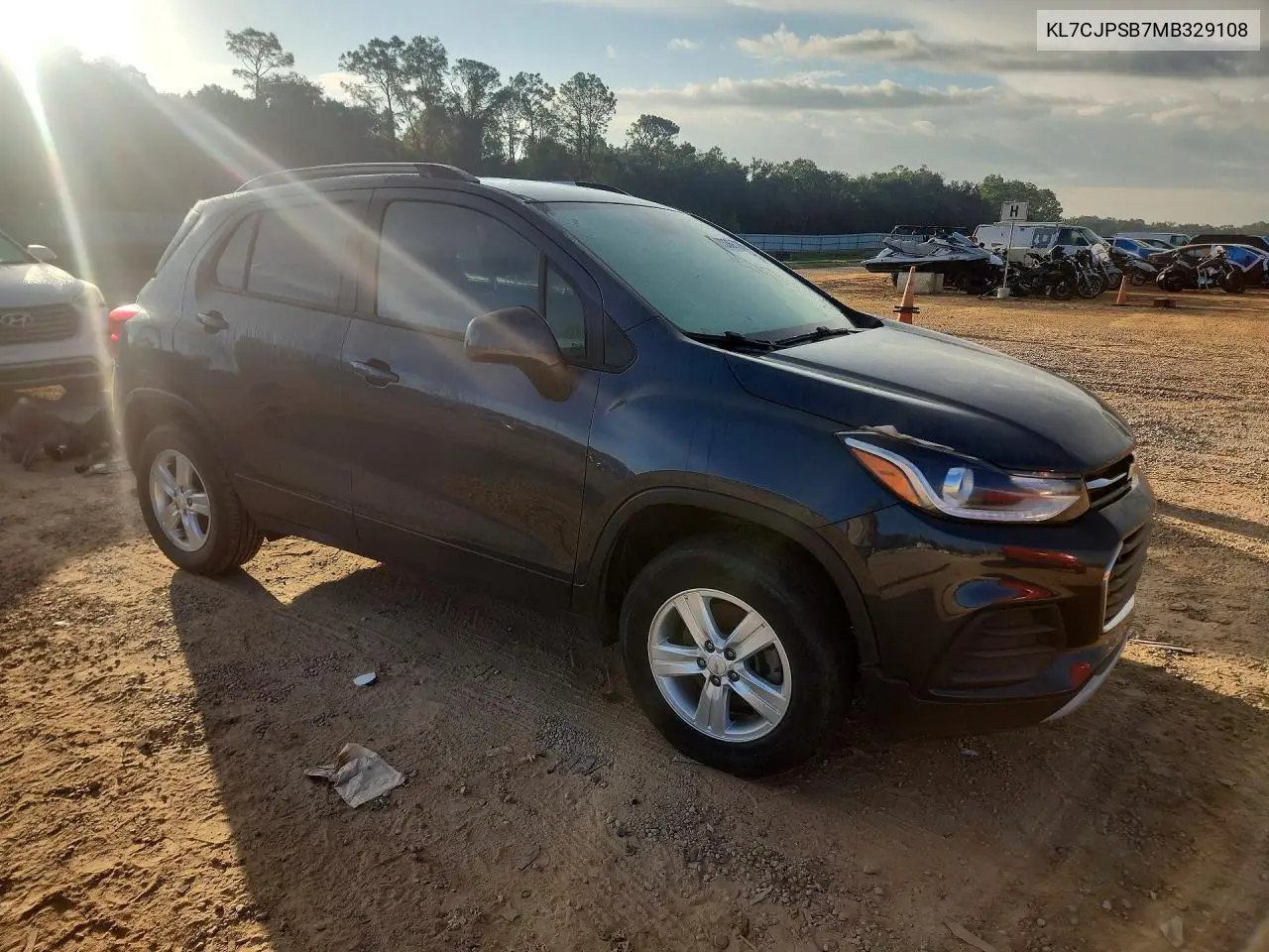 2021 CHEVROLET TRAX VIN KL7CJPSB7MB329108 — фото 4