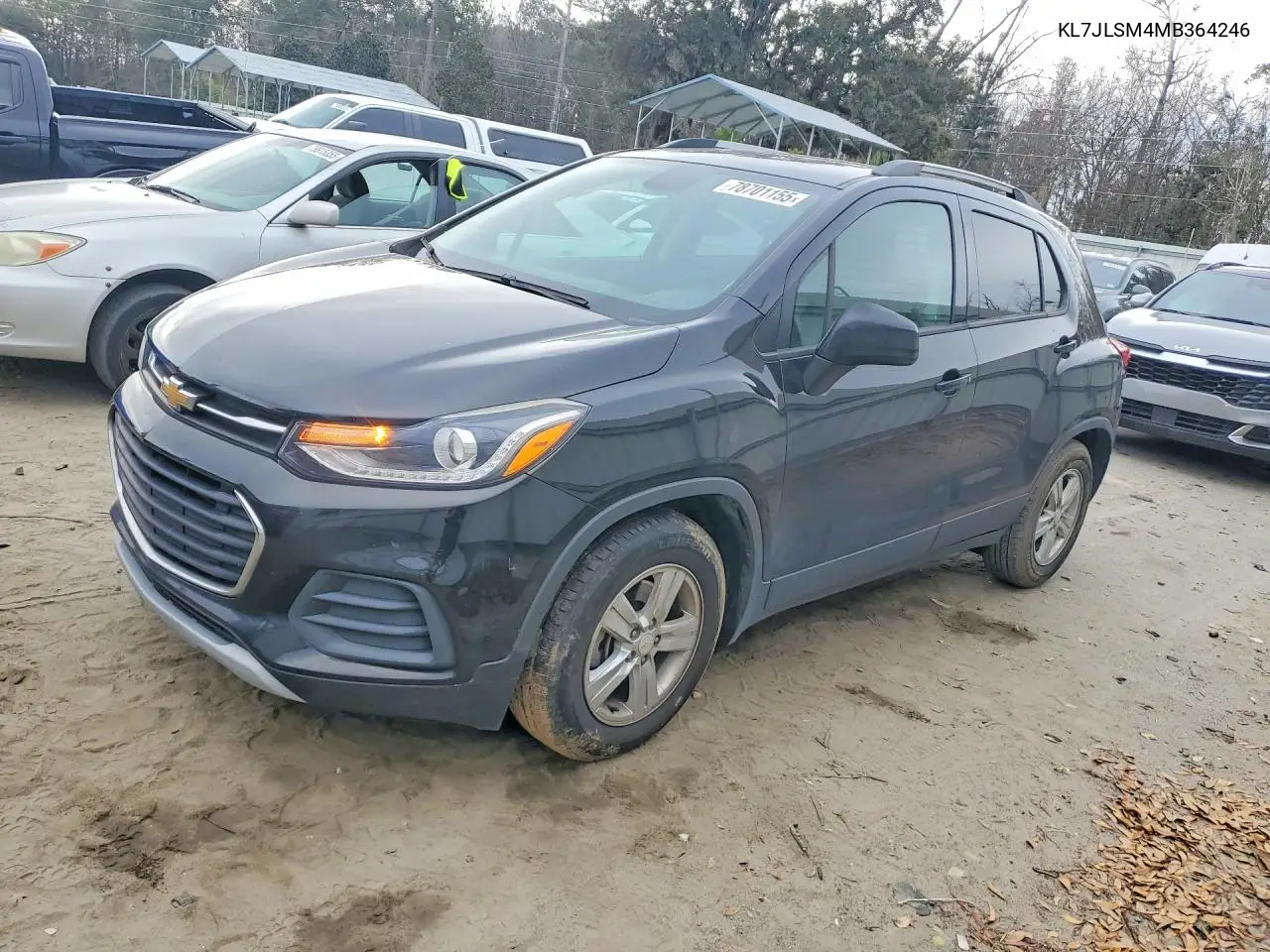CHEVROLET TRAX 2021, VIN KL7CJLSM4MB364246