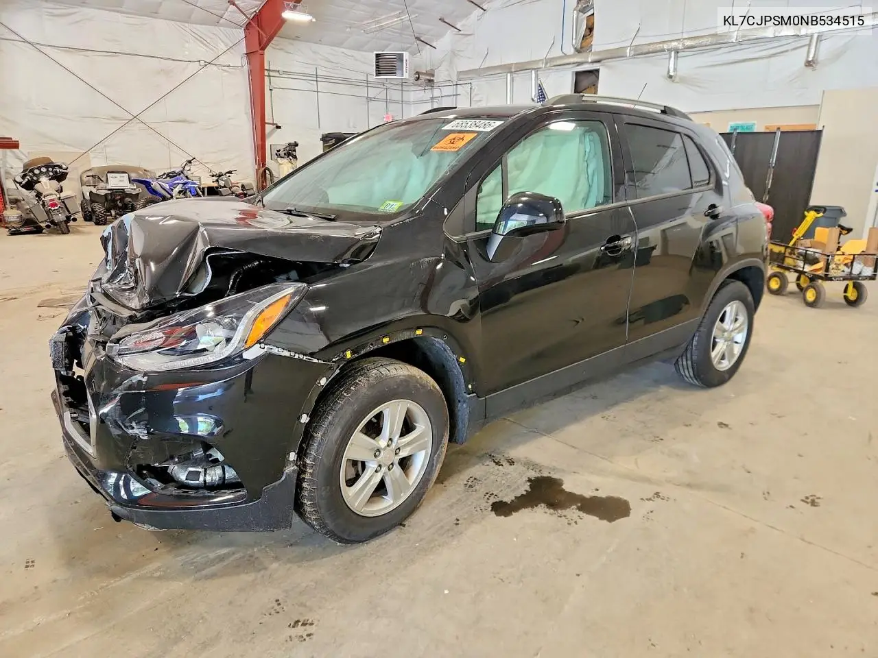 CHEVROLET TRAX 2022, VIN KL7CJPSM0NB534515