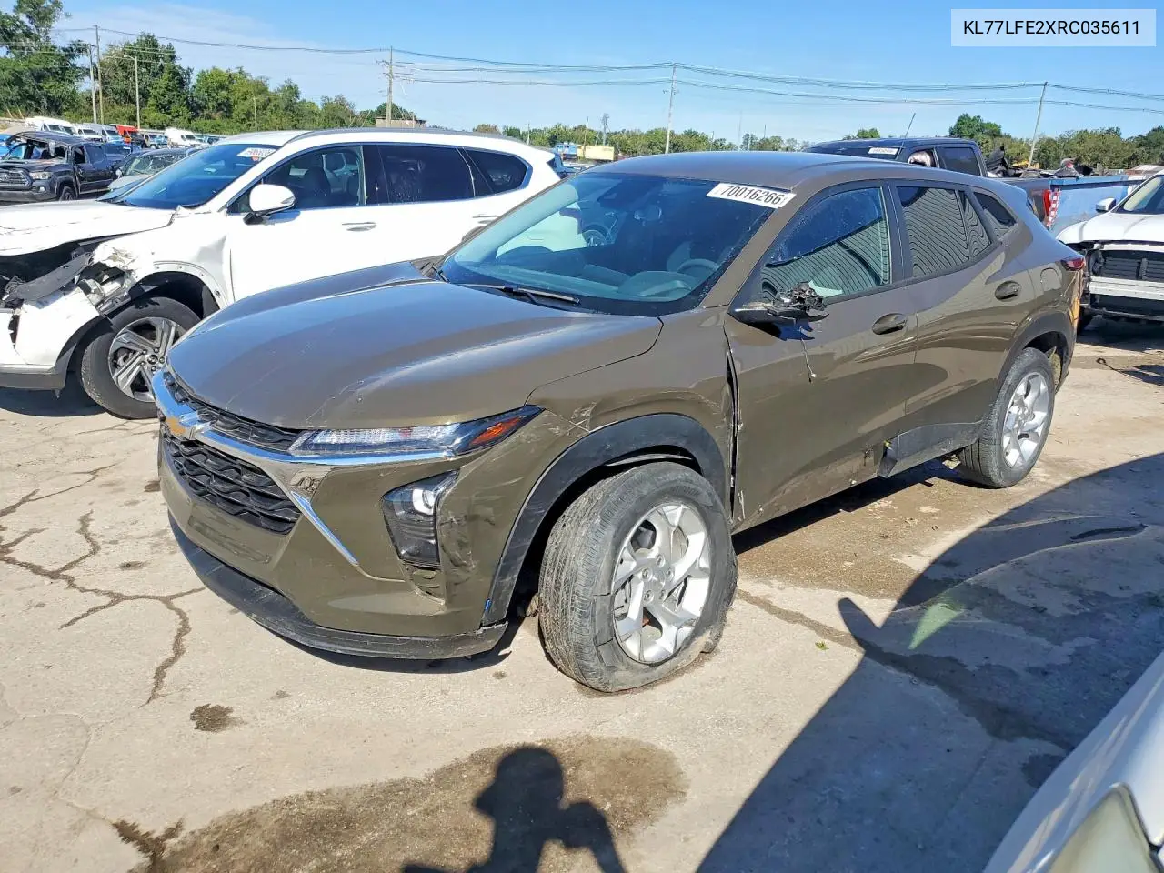 CHEVROLET TRAX 2024, VIN KL77LFE2XRC035611