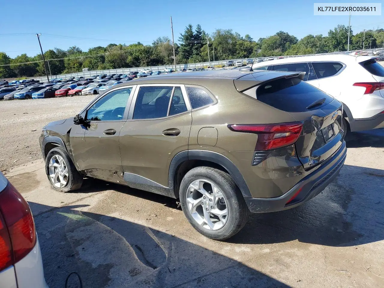 2024 CHEVROLET TRAX VIN KL77LFE2XRC035611 — фото 2