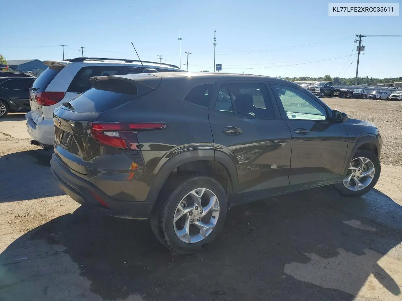 2024 CHEVROLET TRAX VIN KL77LFE2XRC035611 — фото 3