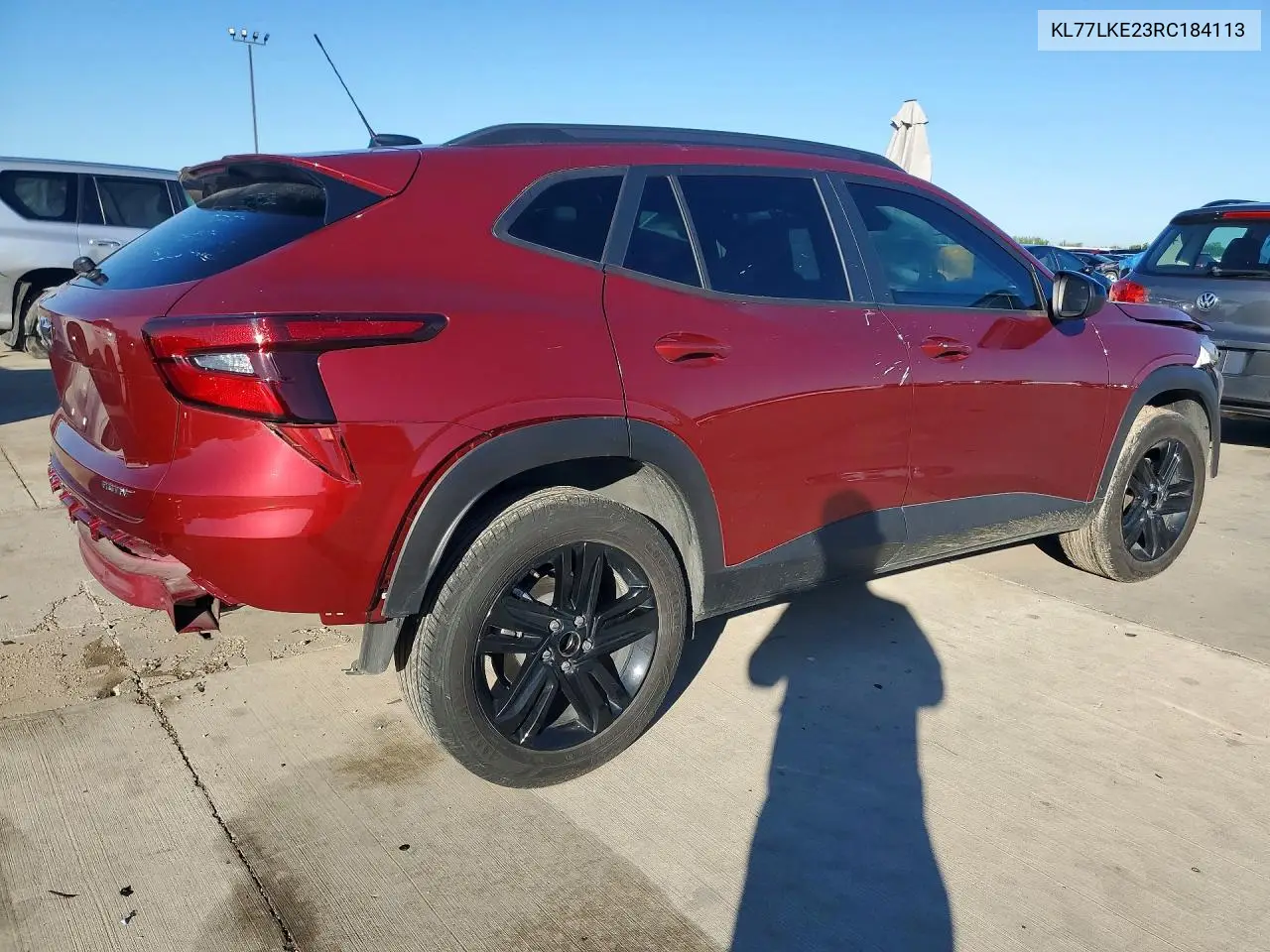 2024 CHEVROLET TRAX VIN KL77LKE23RC184113 — фото 3