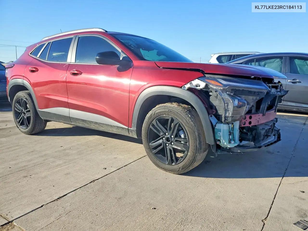 2024 CHEVROLET TRAX VIN KL77LKE23RC184113 — фото 4