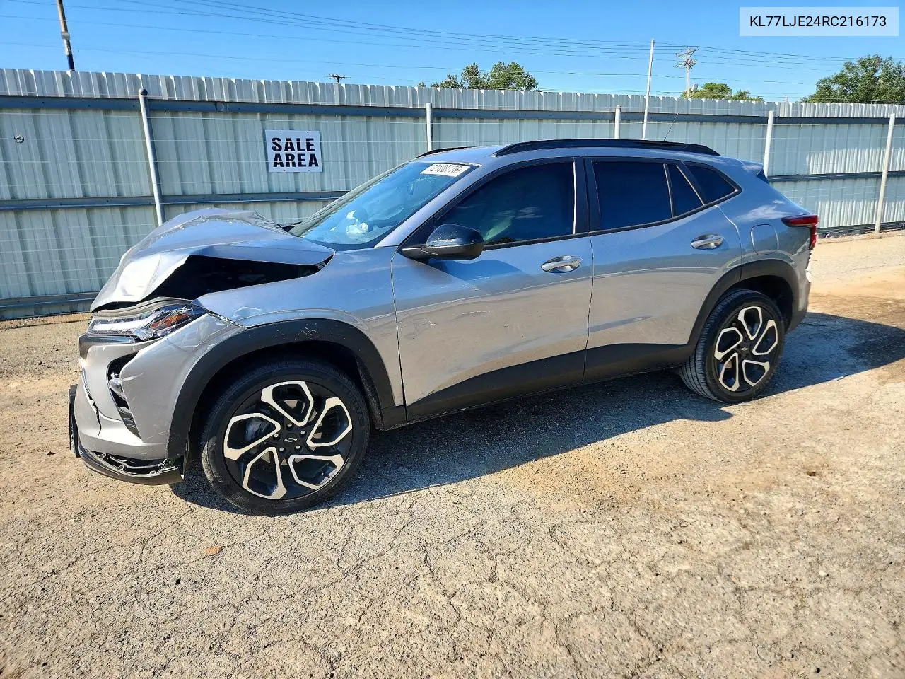 CHEVROLET TRAX 2024, VIN KL77LJE24RC216173