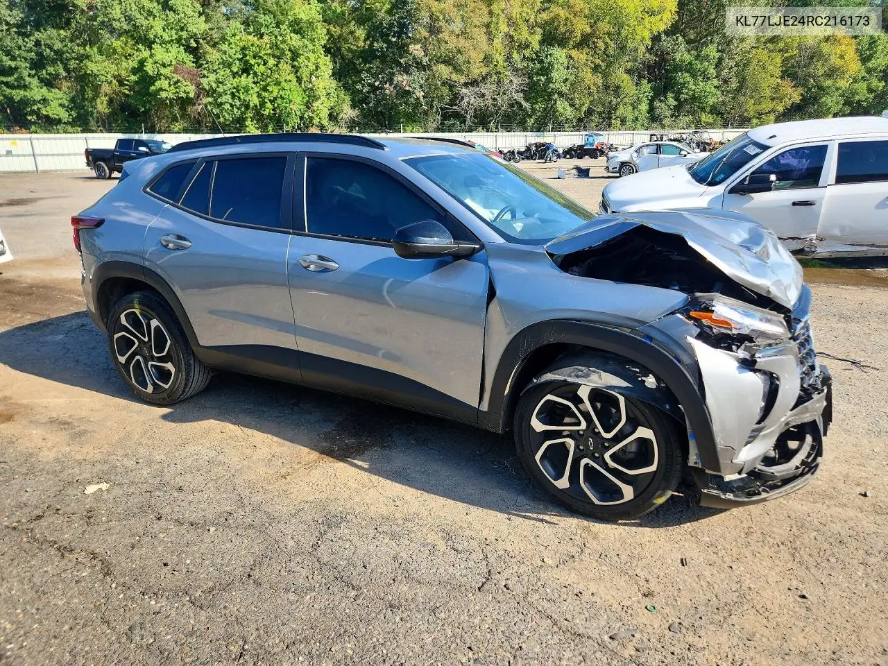 2024 CHEVROLET TRAX VIN KL77LJE24RC216173 — фото 4