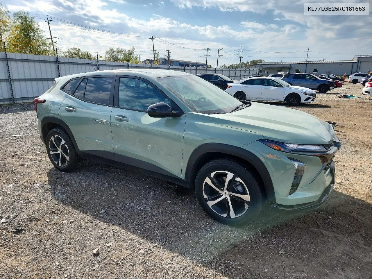 2024 CHEVROLET TRAX VIN KL77LGE25RC181663 — фото 4