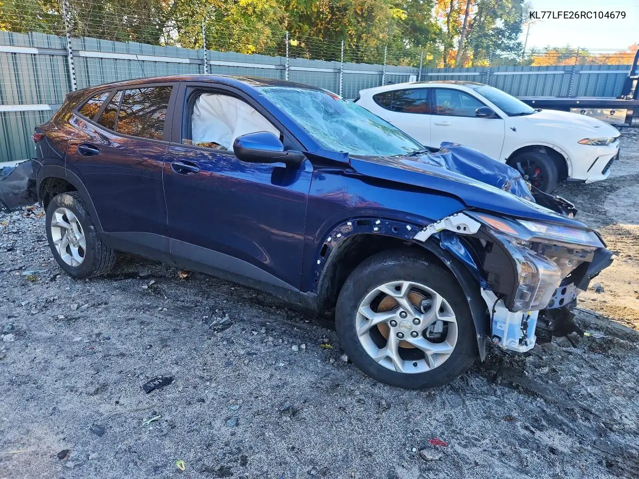 2024 CHEVROLET TRAX VIN KL77LFE26RC104679 — фото 4
