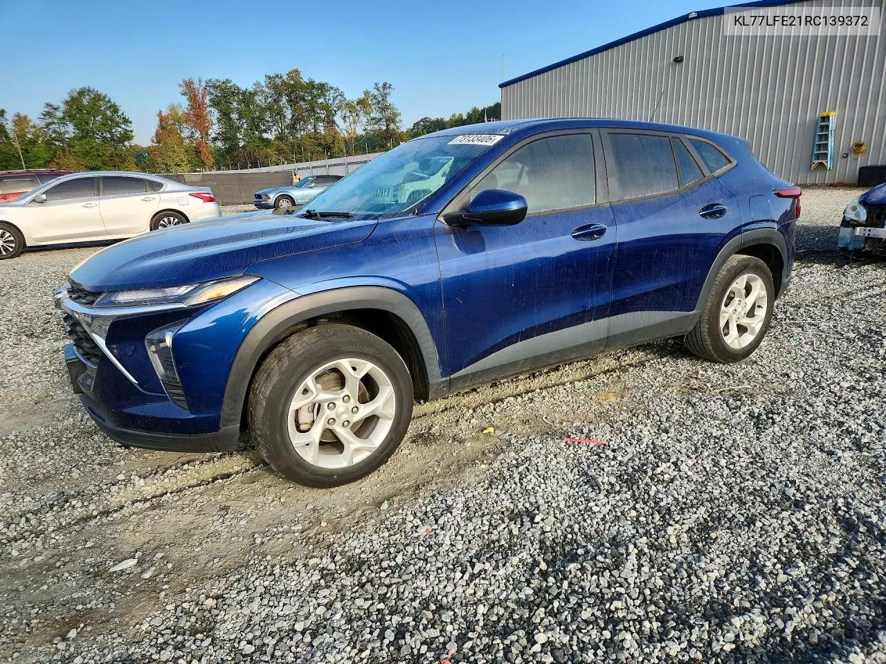 CHEVROLET TRAX 2024, VIN KL77LFE21RC139372