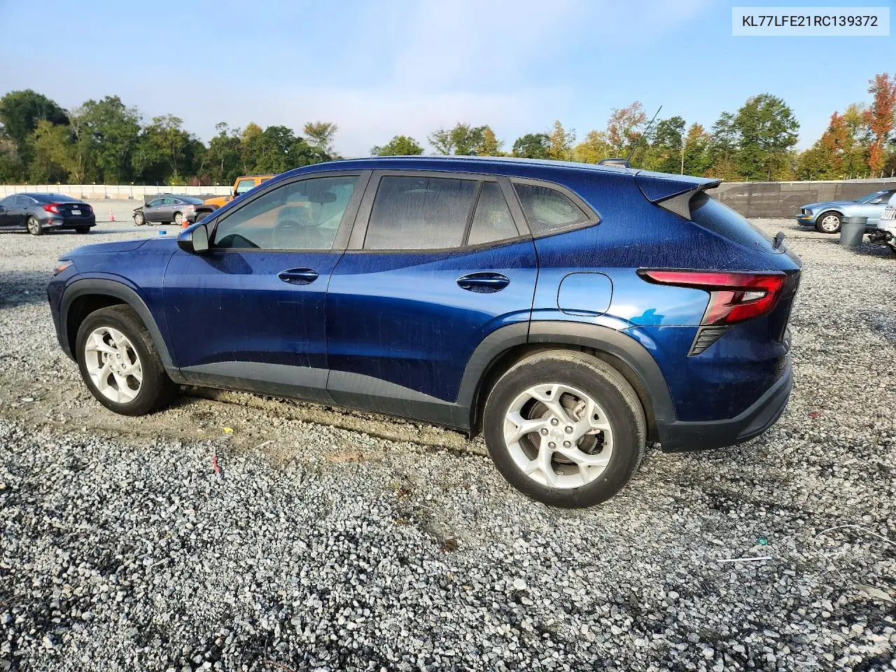2024 CHEVROLET TRAX VIN KL77LFE21RC139372 — фото 2