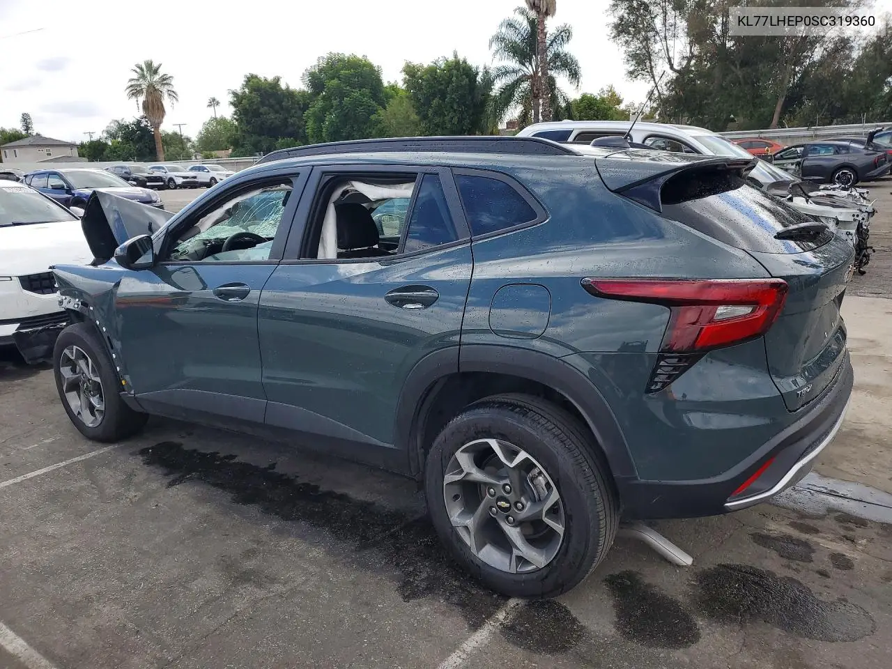 2025 CHEVROLET TRAX VIN KL77LHEP0SC319360 — фото 2