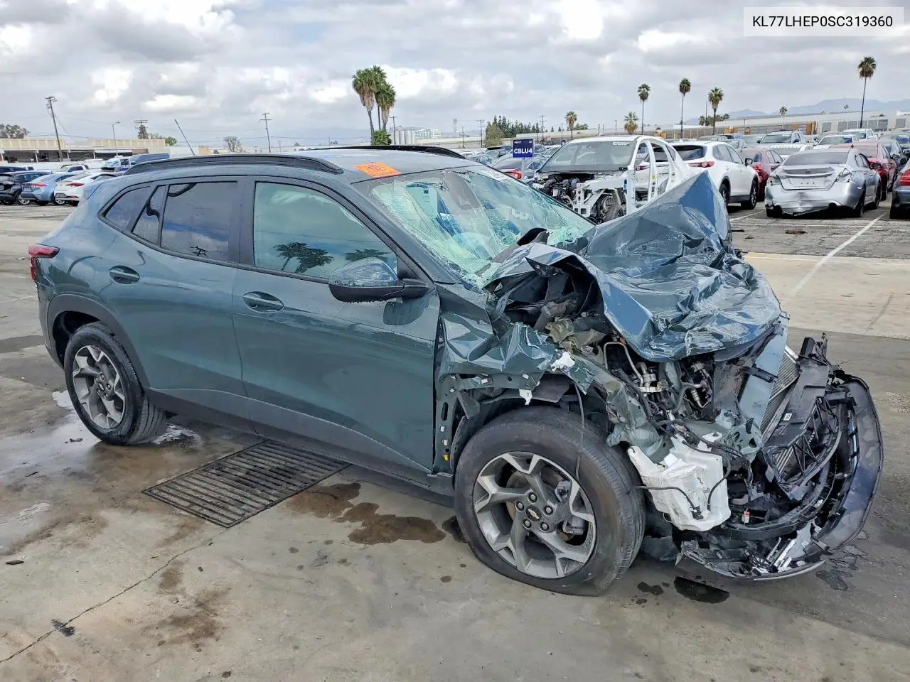 2025 CHEVROLET TRAX VIN KL77LHEP0SC319360 — фото 4