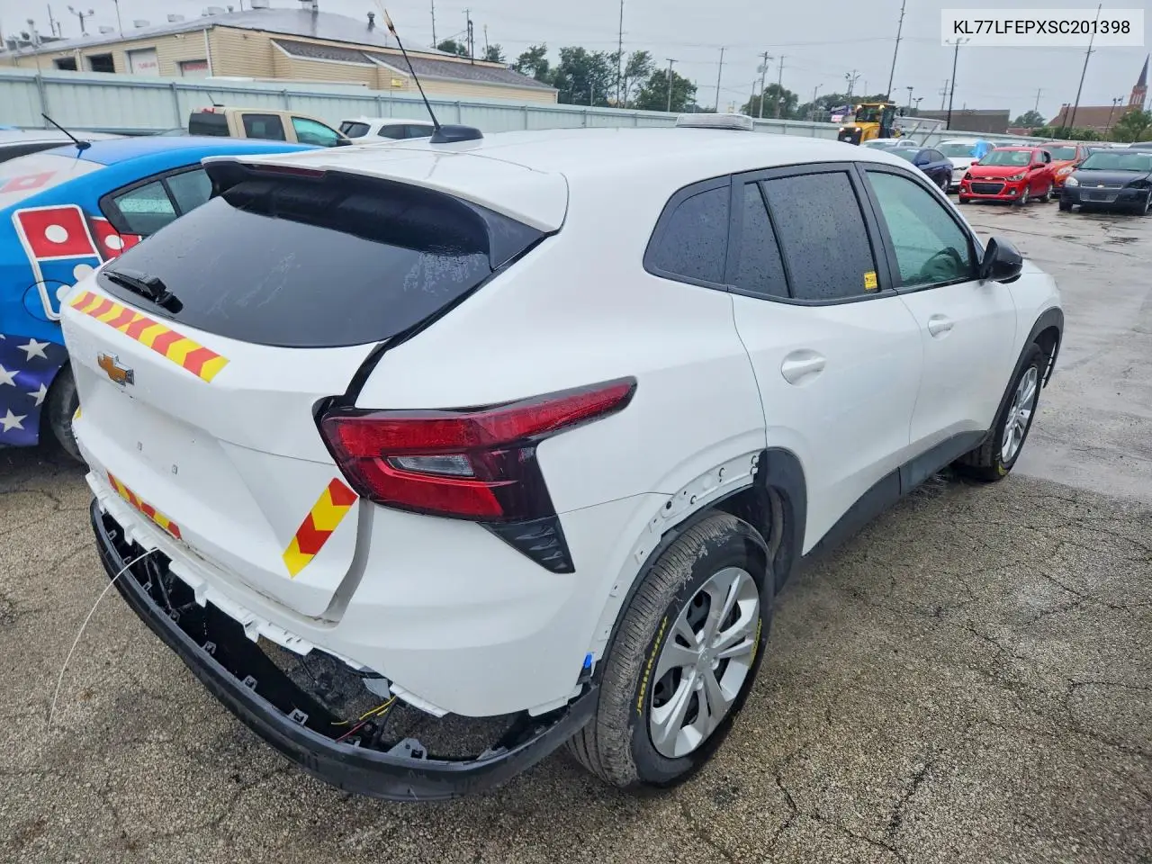 2025 CHEVROLET TRAX VIN KL77LFEPXSC201398 — фото 3