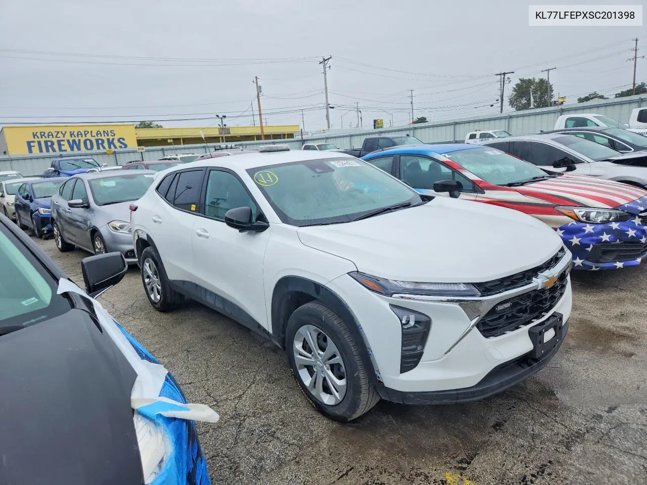 2025 CHEVROLET TRAX VIN KL77LFEPXSC201398 — фото 4