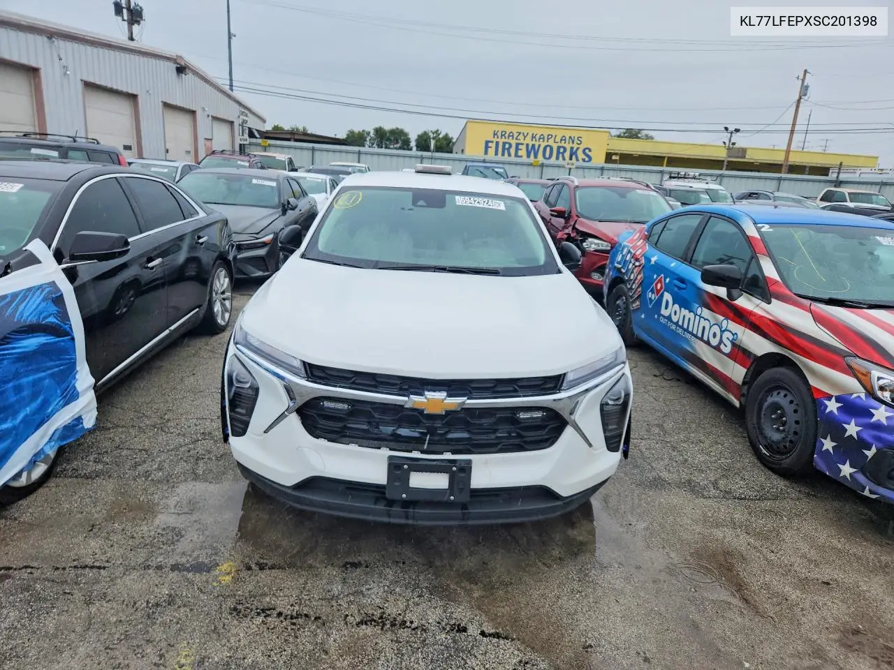 2025 CHEVROLET TRAX VIN KL77LFEPXSC201398 — фото 5