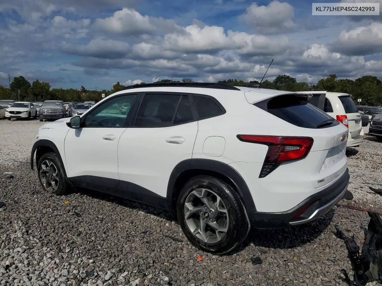 2025 CHEVROLET TRAX VIN KL77LHEP4SC242993 — фото 2
