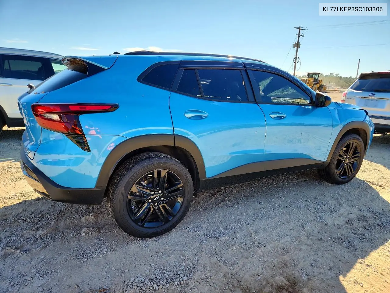 2025 CHEVROLET TRAX VIN KL77LKEP3SC103306 — фото 3