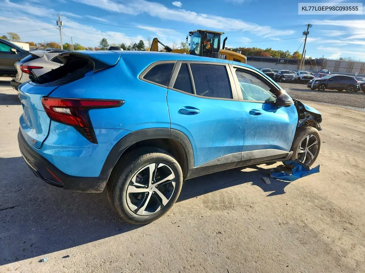 2025 CHEVROLET TRAX VIN KL77LGEP9SC093555 — фото 3