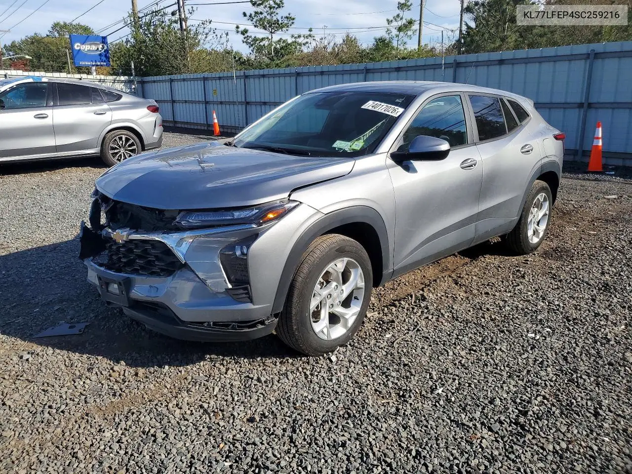 CHEVROLET TRAX 2025, VIN KL77LFEP4SC259216