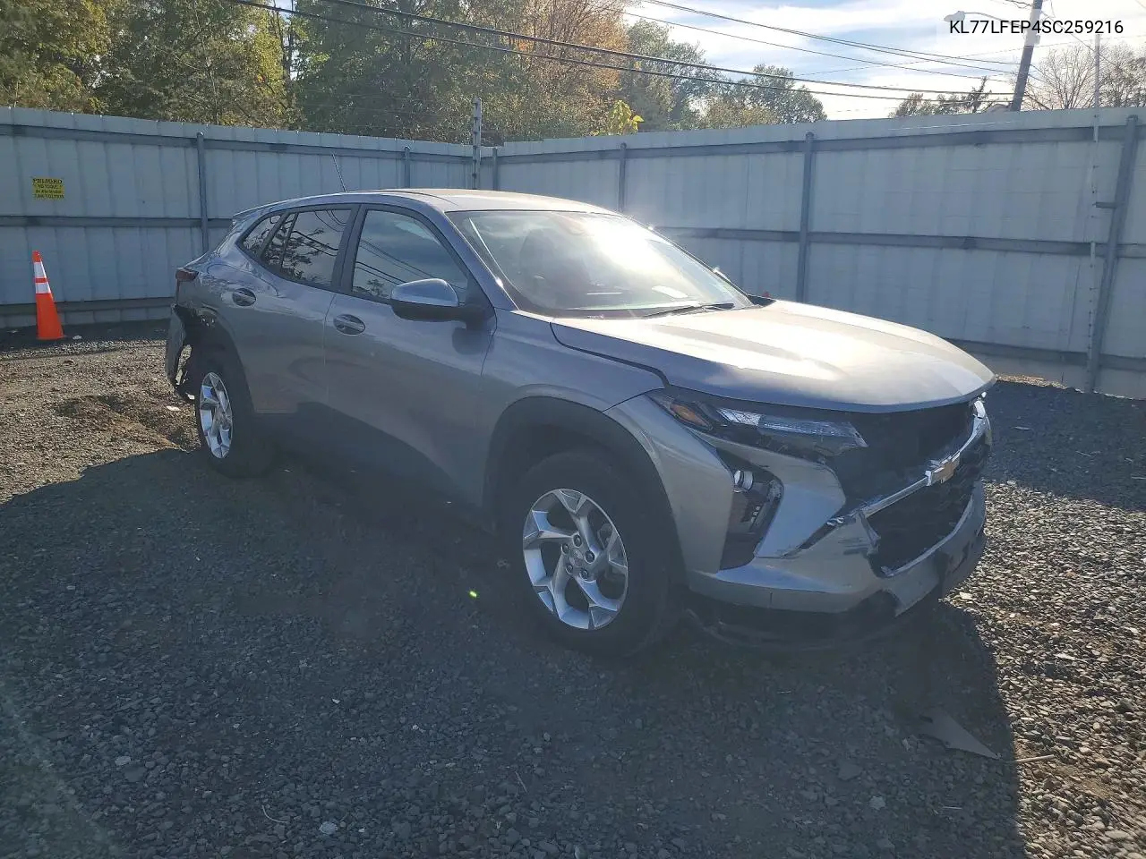 2025 CHEVROLET TRAX VIN KL77LFEP4SC259216 — фото 4