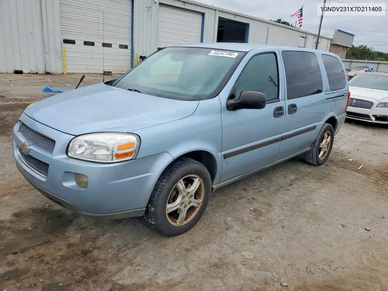 CHEVROLET UPLANDER 2007, VIN 1GNDV231X7D211400