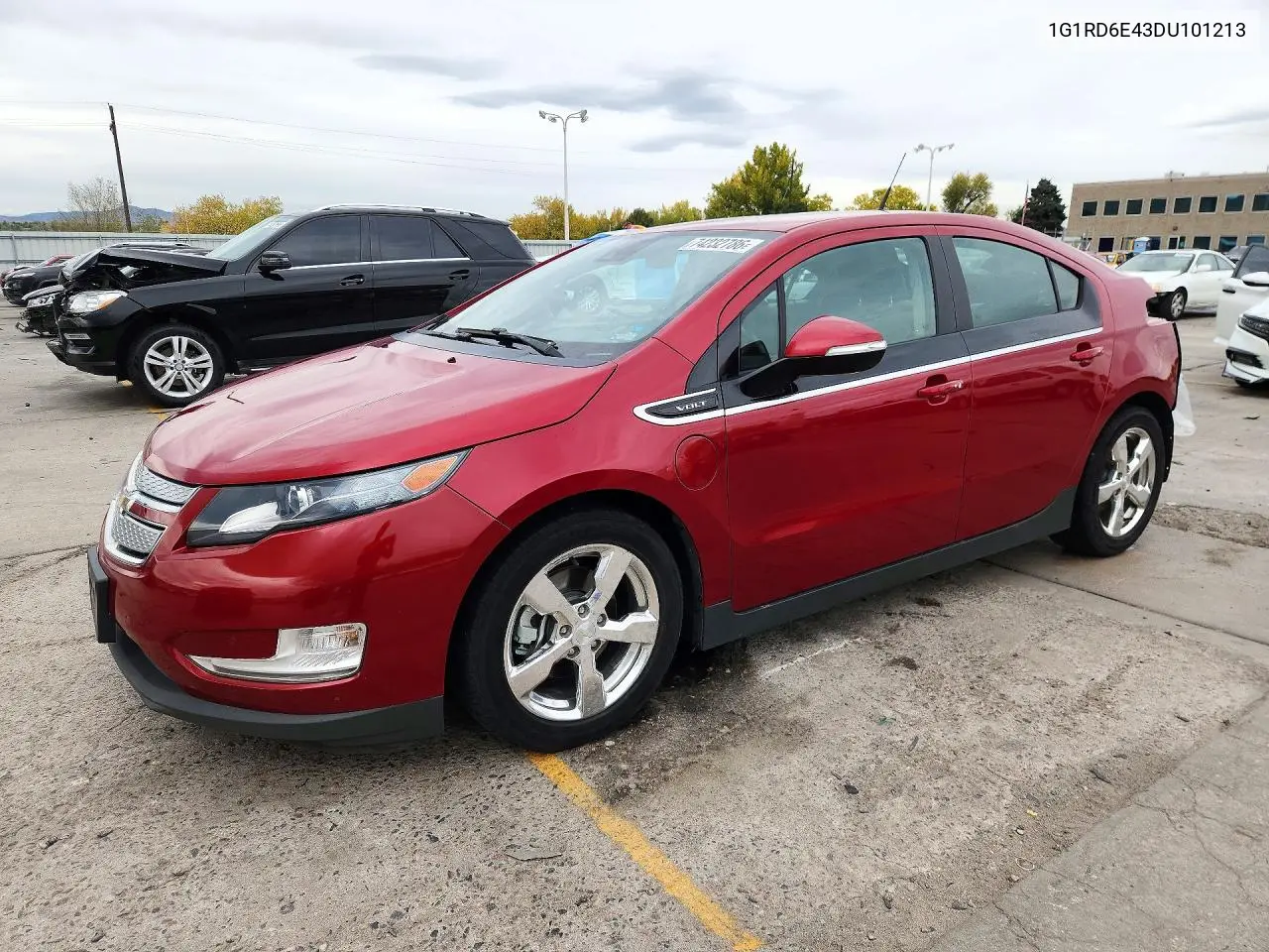 CHEVROLET VOLT 2013, VIN 1G1RD6E43DU101213