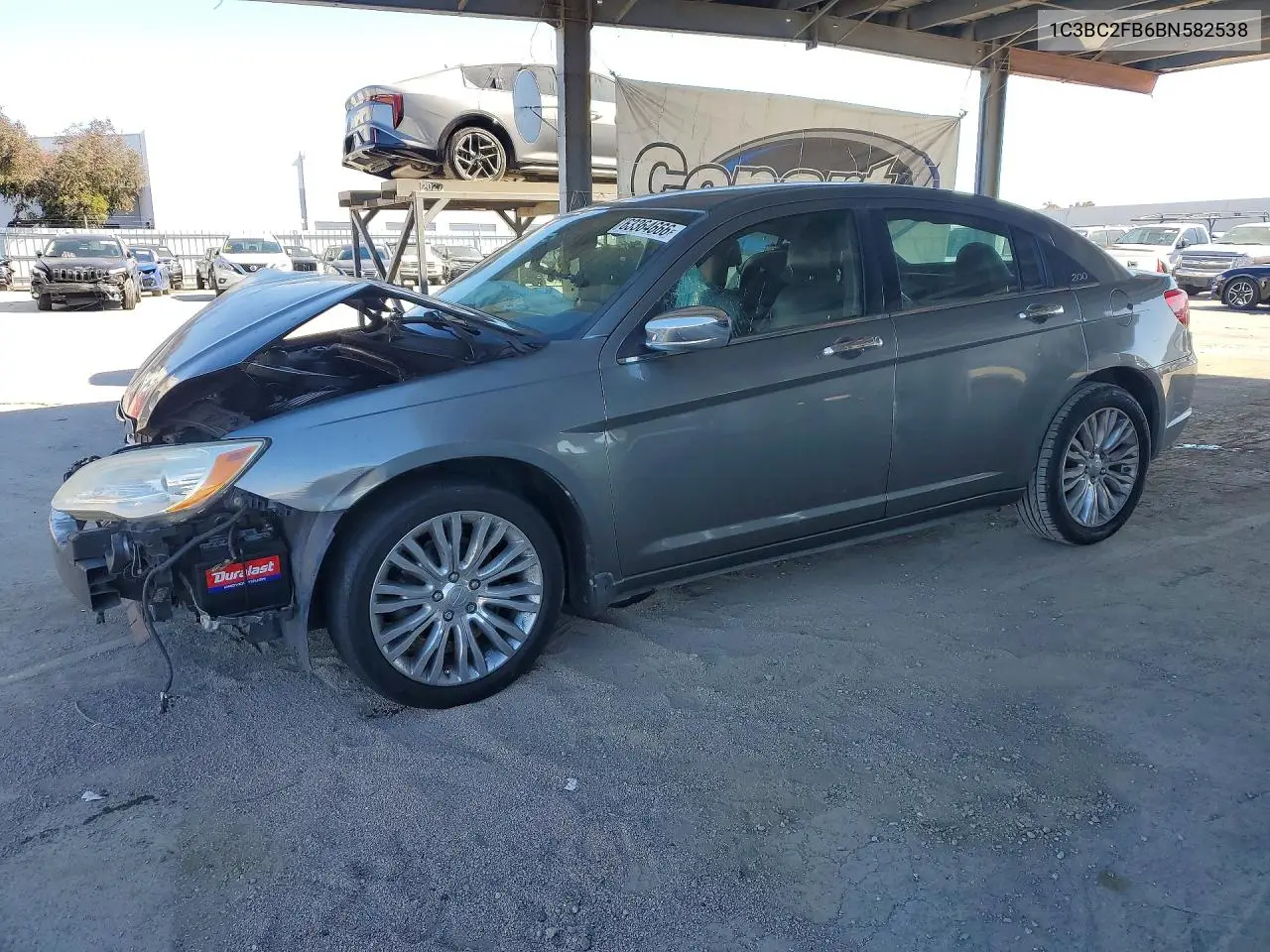 CHRYSLER 200 2011, VIN 1C3BC2FB6BN582538