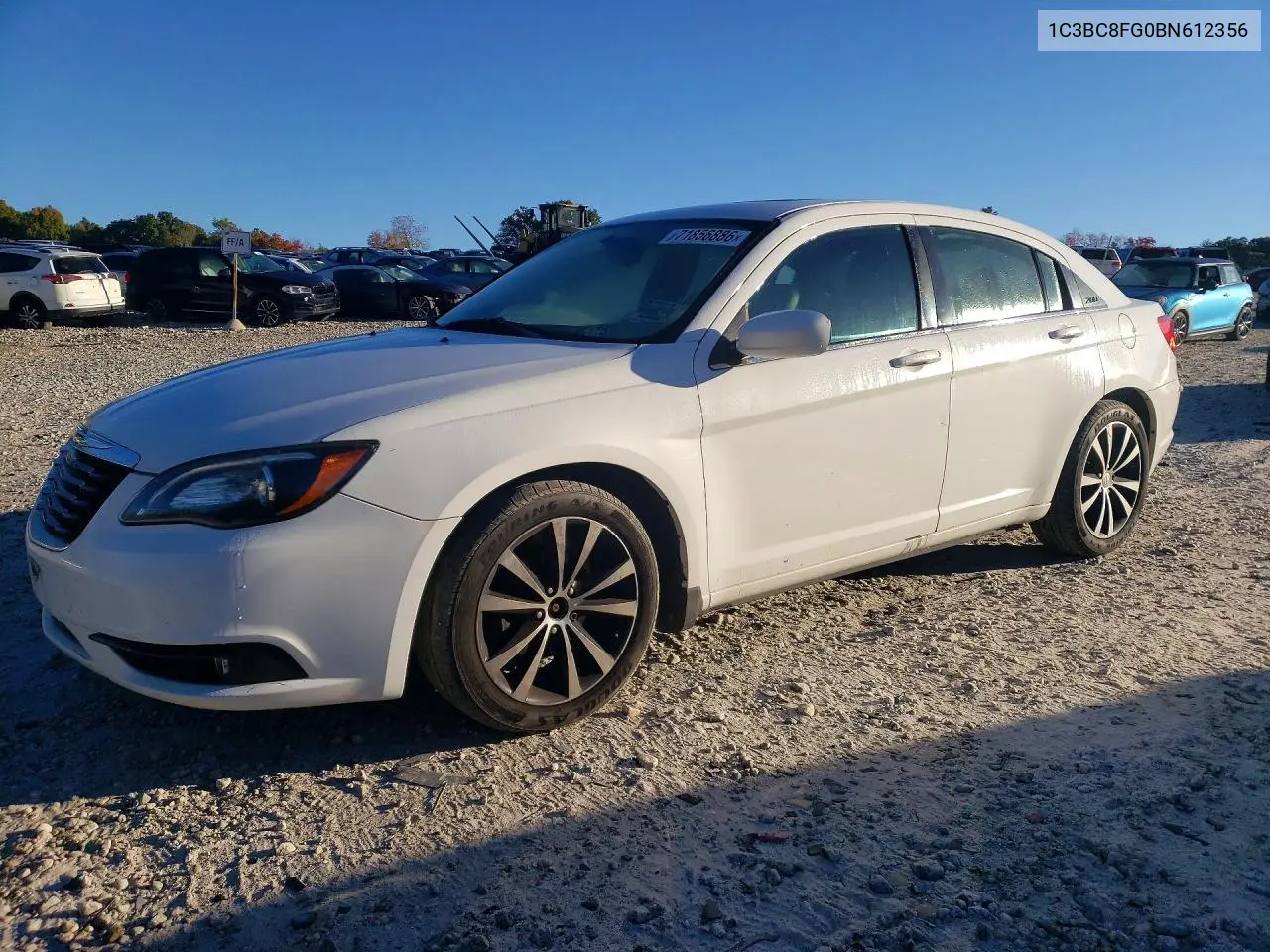 CHRYSLER 200 2011, VIN 1C3BC8FG0BN612356