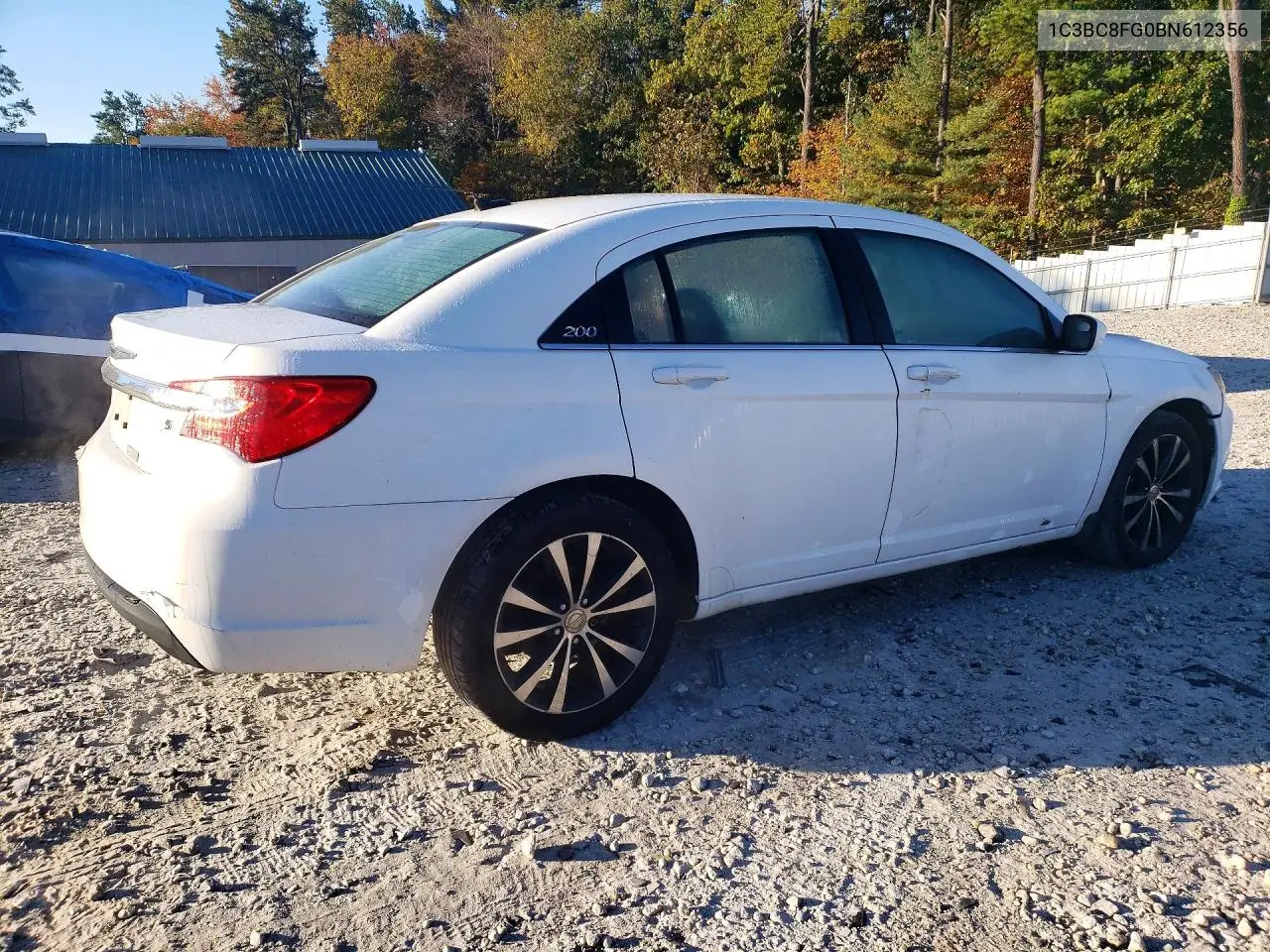 2011 CHRYSLER 200 VIN 1C3BC8FG0BN612356 — фото 3