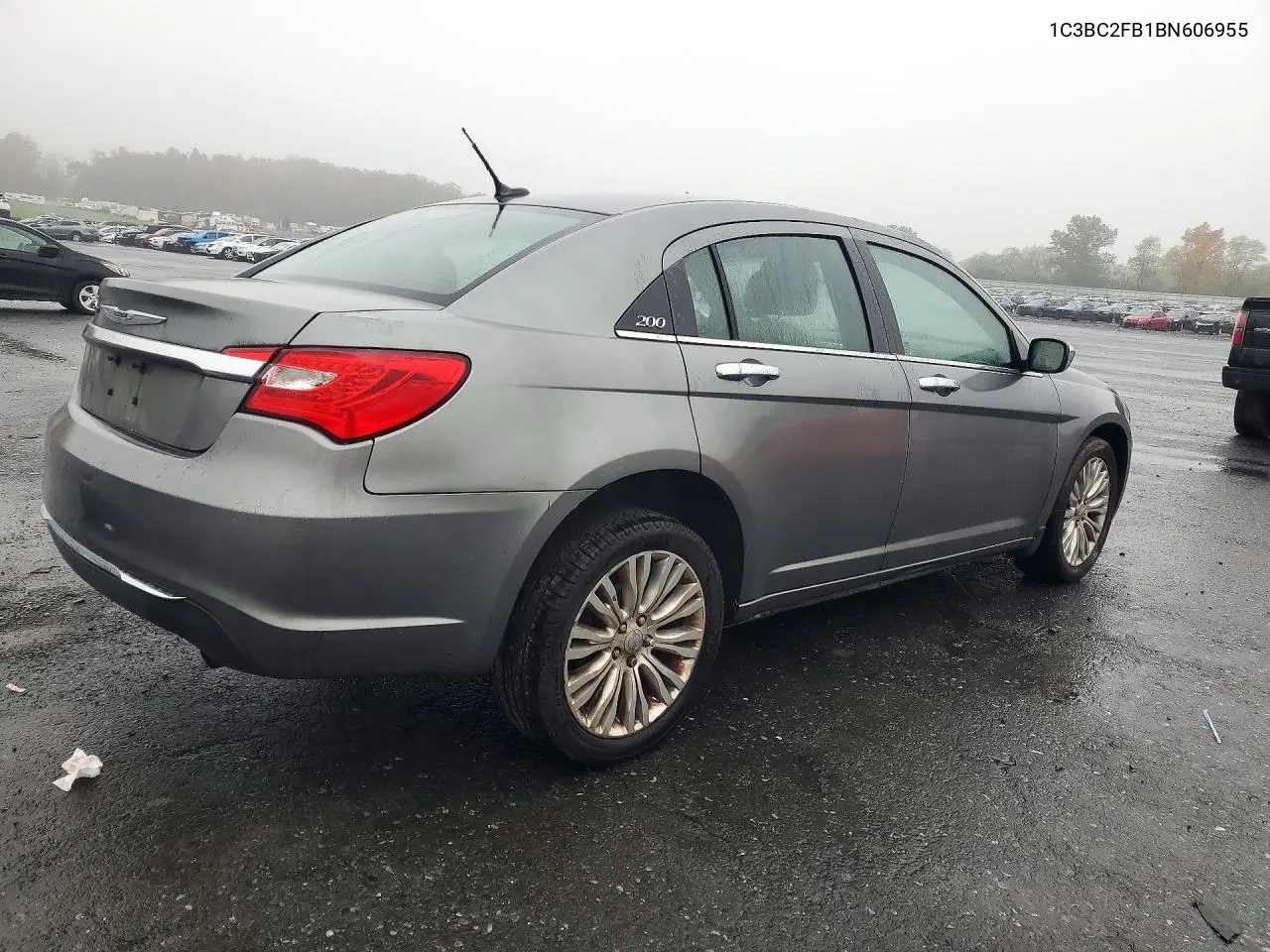 2011 CHRYSLER 200 VIN 1C3BC2FB1BN606955 — фото 3