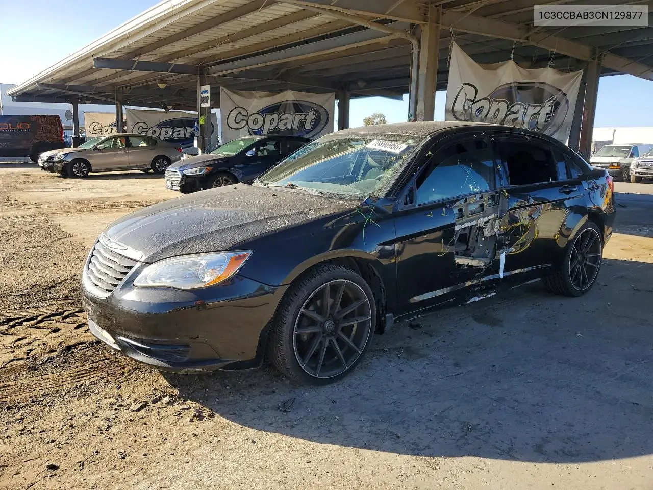 CHRYSLER 200 2012, VIN 1C3CCBAB3CN129877