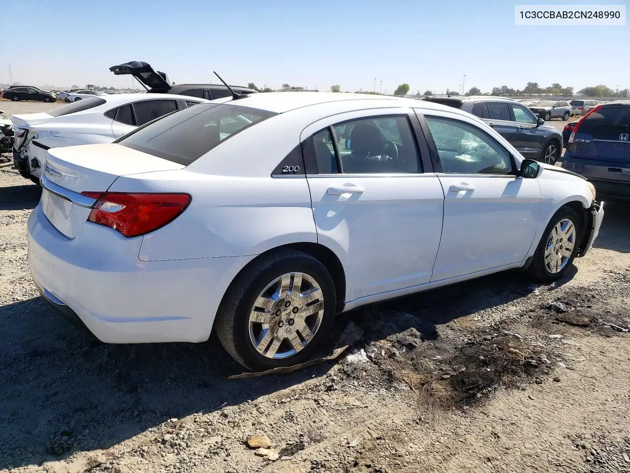 2012 CHRYSLER 200 VIN 1C3CCBAB2CN248990 — фото 3
