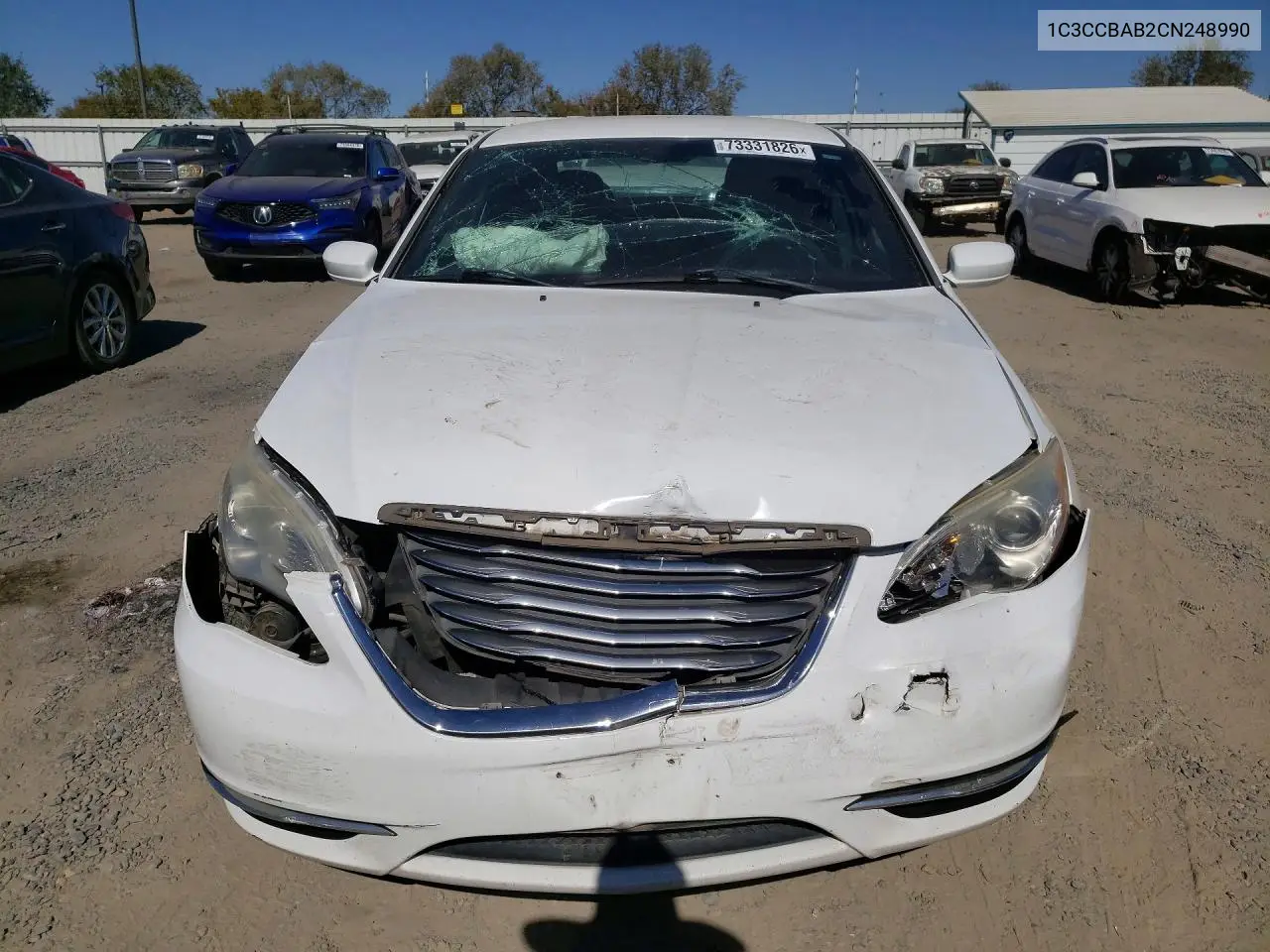 2012 CHRYSLER 200 VIN 1C3CCBAB2CN248990 — фото 5