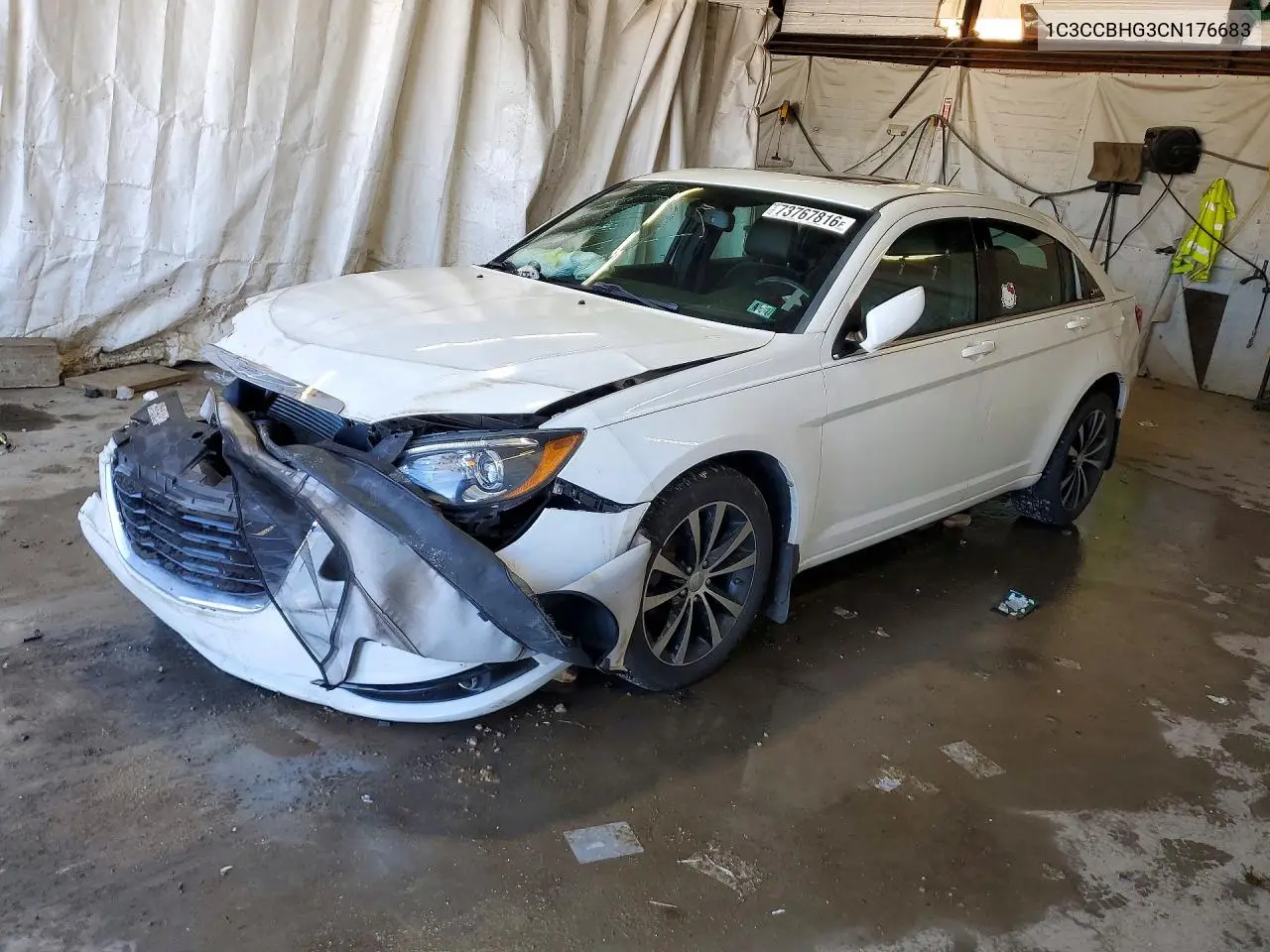 CHRYSLER 200 2012, VIN 1C3CCBHG3CN176683